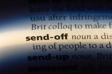 Word'de bir sözlük kapalı gönderin. kavramı göndermek.