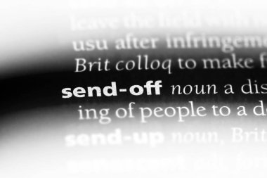 Word'de bir sözlük kapalı gönderin. kavramı göndermek.