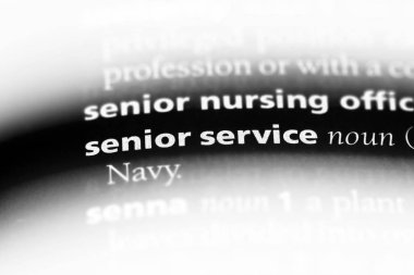 üst düzey hizmet Word'de bir sözlük. üst düzey hizmet anlayışı.