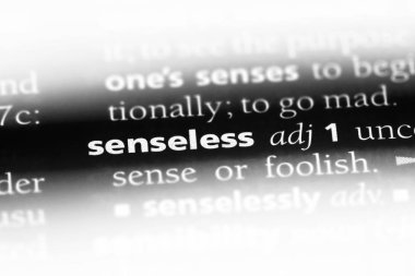 anlamsız sözcük sözlüğe. anlamsız kavramı.