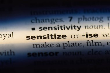 bir sözlüğü'ndeki sözcüğü duyarlı. kavram duyarlı.