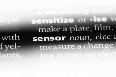 sensör Word'de bir sözlük. sensör kavramı.