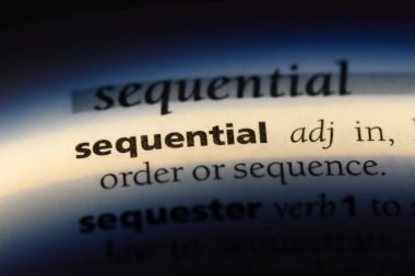 sıralı sözcük sözlüğe. sıralı kavramı.