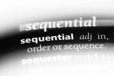 sıralı sözcük sözlüğe. sıralı kavramı.