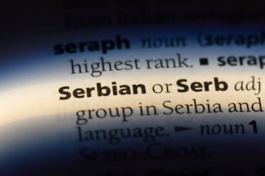 Sırp tek kelimeyle bir sözlük. Sırp kavramı.