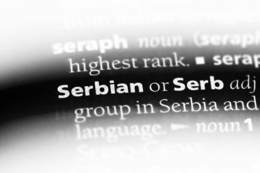 Sırp tek kelimeyle bir sözlük. Sırp kavramı.