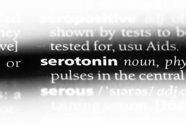 Serotonin Word'de bir sözlük. Serotonin kavramı.