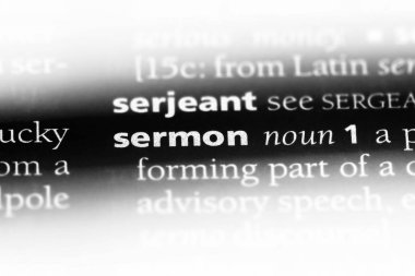 vaaz Word'de bir sözlük. vaaz kavramı.