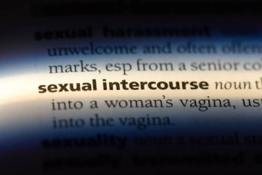 cinsel ilişki Word'de bir sözlük. cinsel ilişki kavramı.