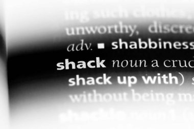 kulübe Word'de bir sözlük. kulübe kavramı.