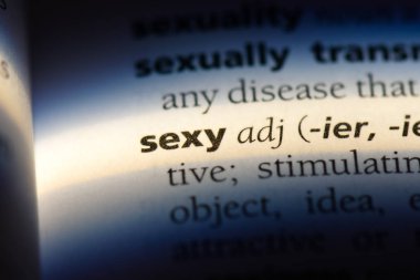 seksi tek kelimeyle bir sözlük. seksi kavramı.