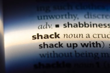 kulübe Word'de bir sözlük. kulübe kavramı.