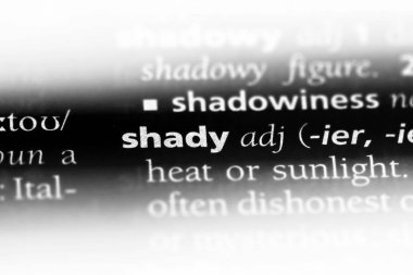 gölgeli sözcük sözlüğe. gölgeli kavramı.