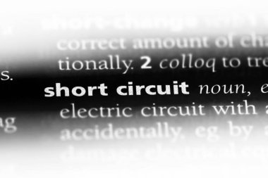 kısa devre Word'de bir sözlük. kısa devre kavramı.