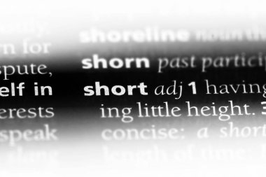 kısa sözcük sözlüğe. kısa kavramı.