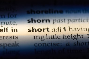 kısa sözcük sözlüğe. kısa kavramı.
