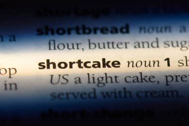 kurabiye Word'de bir sözlük. kurabiye kavramı.