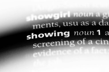 kelime sözlükte gösteren. gösteren kavram.