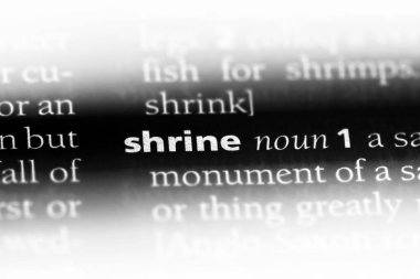 Tapınak Word'de bir sözlük. Tapınak kavramı.