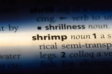 karides Word'de bir sözlük. karides kavramı.