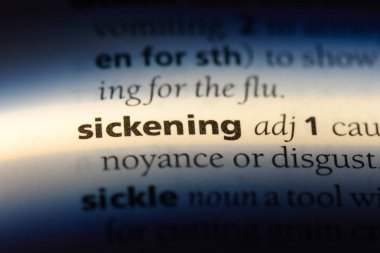 mide bulandırıcı tek kelimeyle bir sözlük. mide bulandırıcı kavramı.