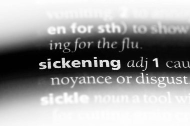 mide bulandırıcı tek kelimeyle bir sözlük. mide bulandırıcı kavramı.