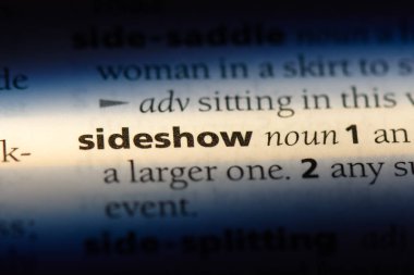 SideShow Word'de bir sözlük. SideShow kavramı.