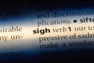 bir sözlüğü'ndeki sözcüğü bir iç çekiş. iç kavramı.