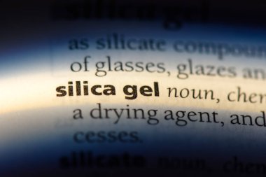 silika jel Word'de bir sözlük. silika jel kavramı.