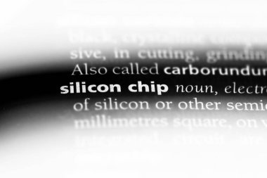 silikon çip bir sözlük tek kelimeyle. silikon çip kavramı.