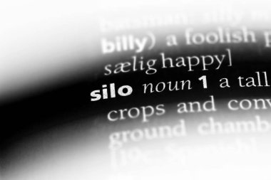 Silo Word'de bir sözlük. Silo kavramı.