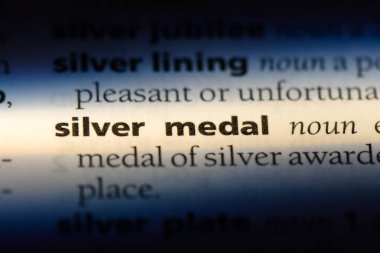 gümüş madalya Word'de bir sözlük. gümüş madalya kavramı.