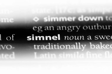 simnel sözcük sözlüğe. simnel kavramı.