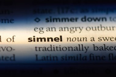 simnel sözcük sözlüğe. simnel kavramı.