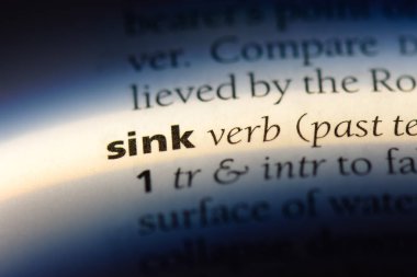 bir sözlüğü'ndeki sözcüğü lavabo. Lavabo kavramı.