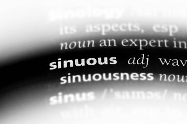 kıvrımlı tek kelimeyle bir sözlük. kıvrımlı kavramı.