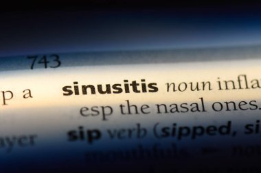 Sinüzit Word'de bir sözlük. Sinüzit kavramı.