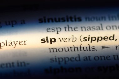 bir sözlüğü'ndeki sözcüğü yudumlayın. SIP kavramı.