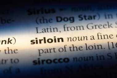 sığır filetosu Word'de bir sözlük. sığır filetosu kavramı.