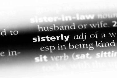 bir sözlüğü'ndeki kardeşçe sözcüğü. kardeşçe kavramı.