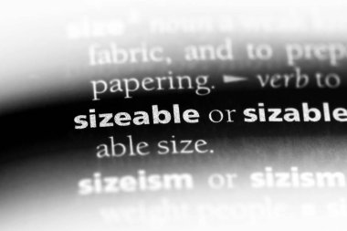 bir sözlüğü'ndeki büyükçe sözcüğü. büyükçe kavramı.