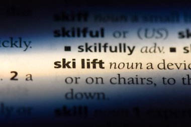 Teleferik Word'de bir sözlük. Teleferik kavramı.