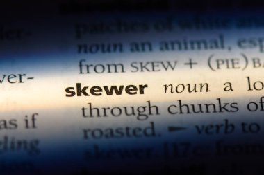 şiş Word'de bir sözlük. şiş kavramı.