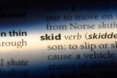 Skid Word'de bir sözlük. Skid kavramı.