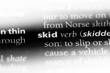 Skid Word'de bir sözlük. Skid kavramı.