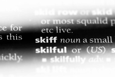 Skiff Word'de bir sözlük. Skiff kavramı.