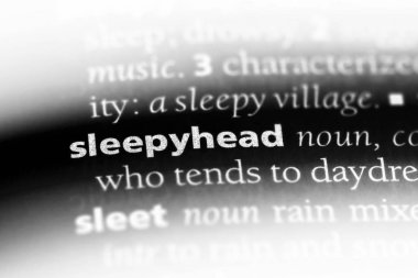 uykucu Word'de bir sözlük. uykucu kavramı.