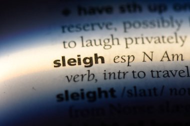 atlı kızak Word'de bir sözlük. atlı kızak kavramı.