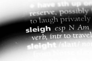 atlı kızak Word'de bir sözlük. atlı kızak kavramı.