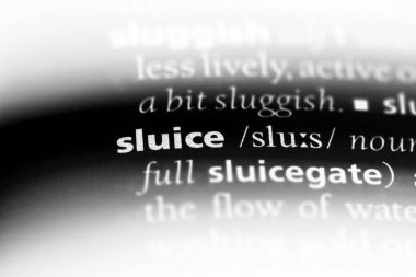 bir sözlük Word'de yıkamak. Savak kavramı.